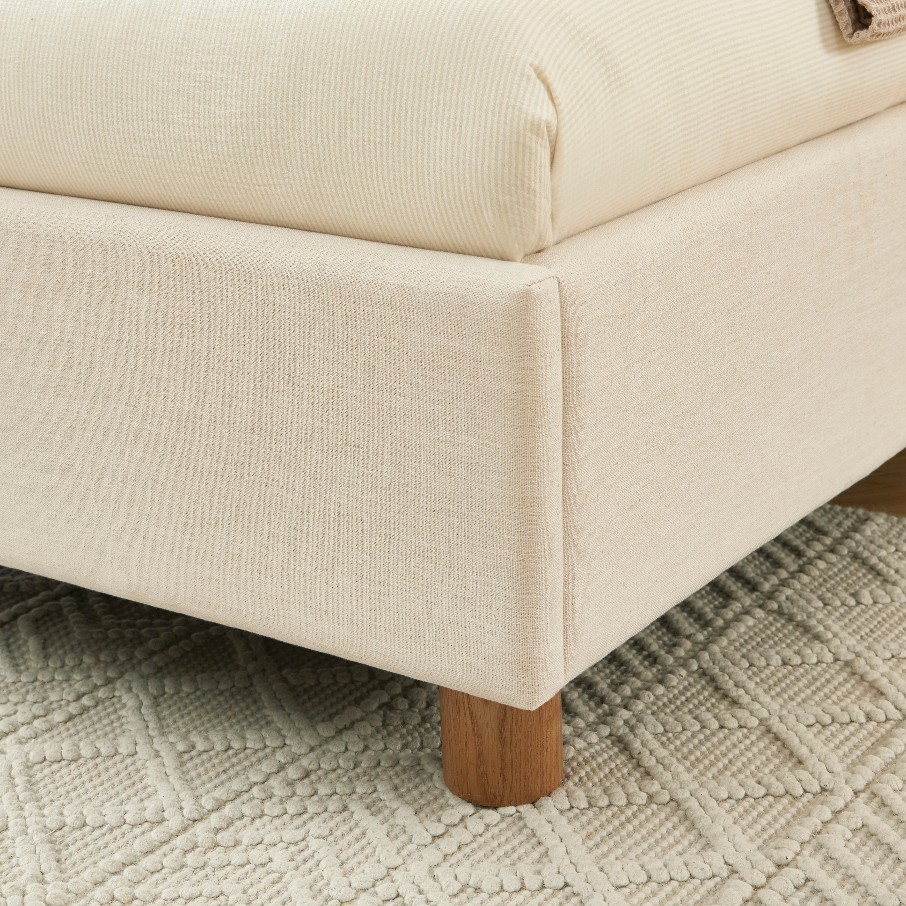 Korall - Lit Enfant - Tissu - Beige Lin