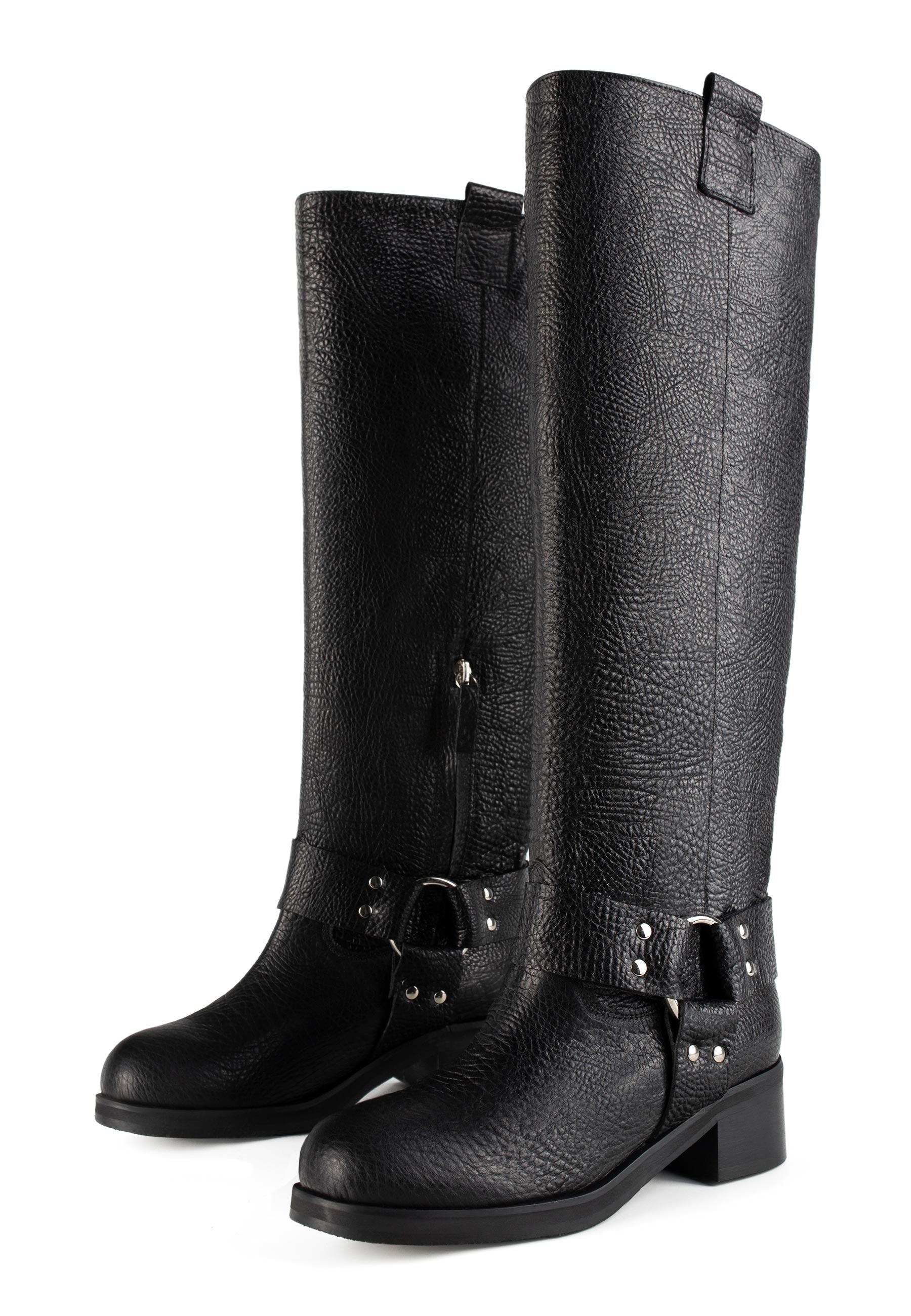 Bottes Biker Gang - Noir