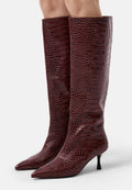 Bottes Somebody Told Me - Burgundy
