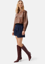Bottes Somebody Told Me - Burgundy