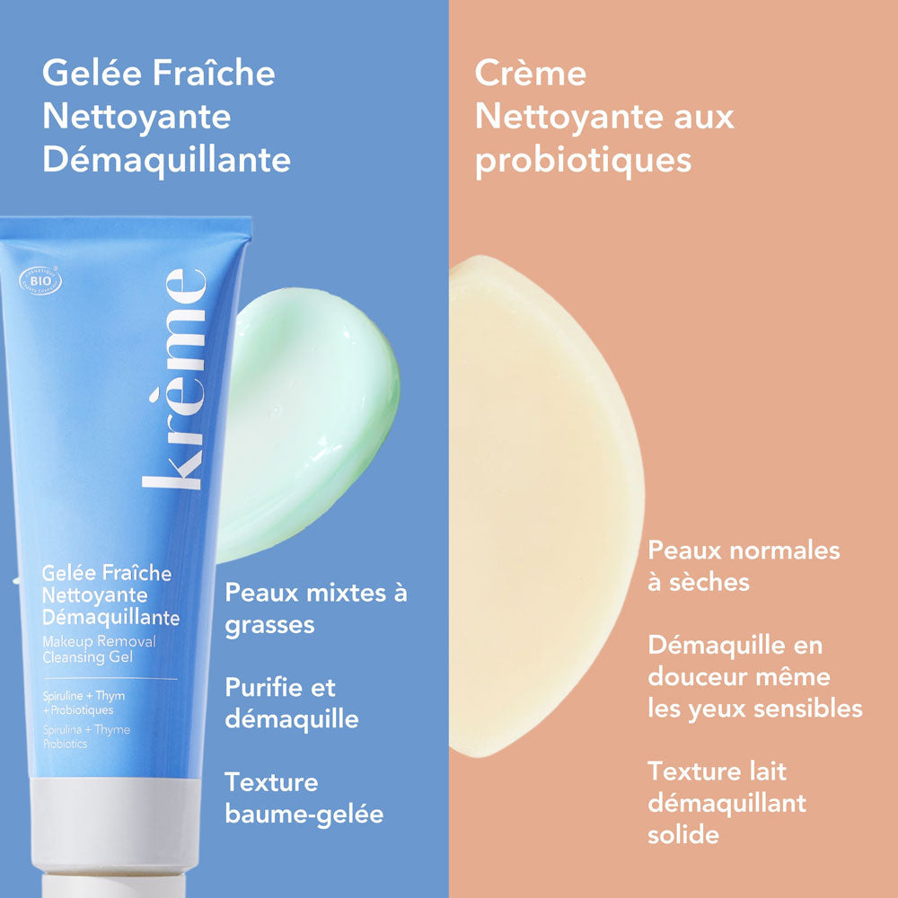 Nettoyant visage peaux réactives peaux sèches