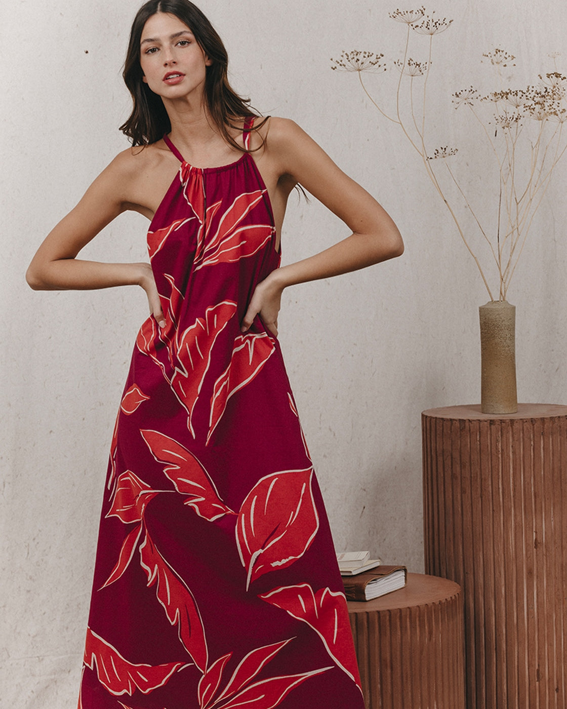 Robe Longue Kristen - Pivoine