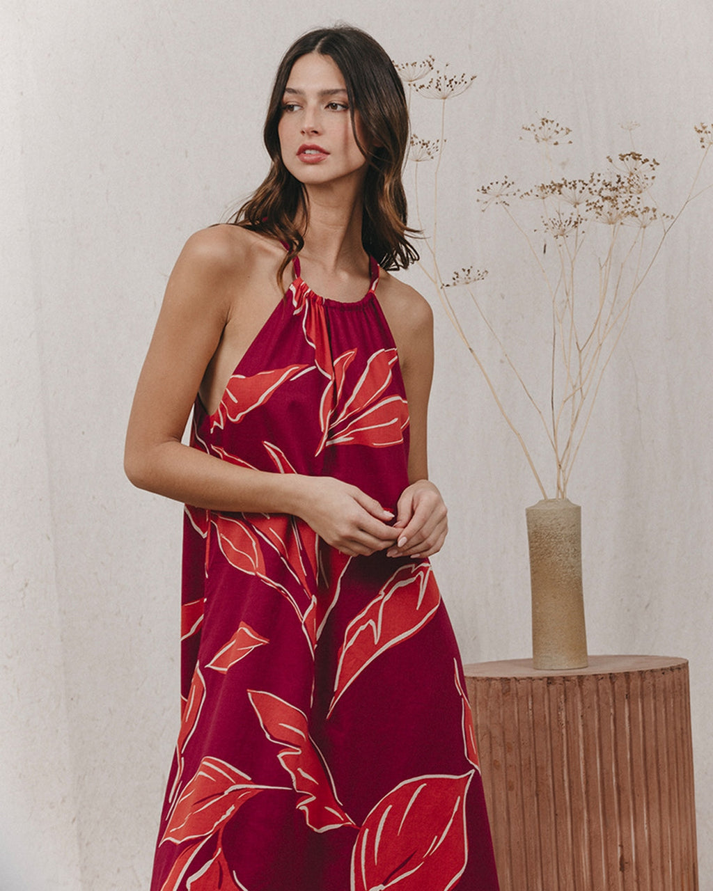 Robe Longue Kristen - Pivoine