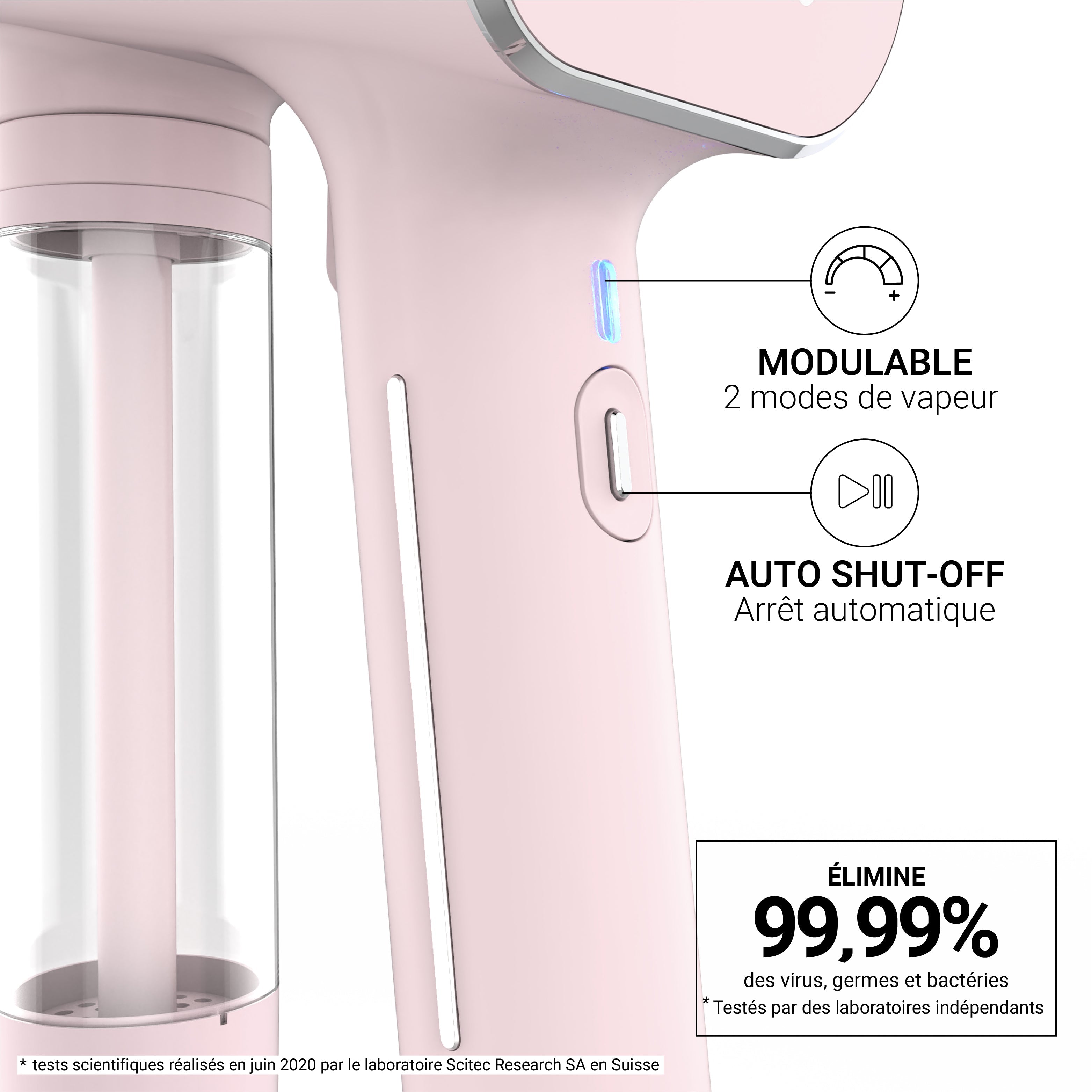 Steamer Portatif - Karl XL - Rose