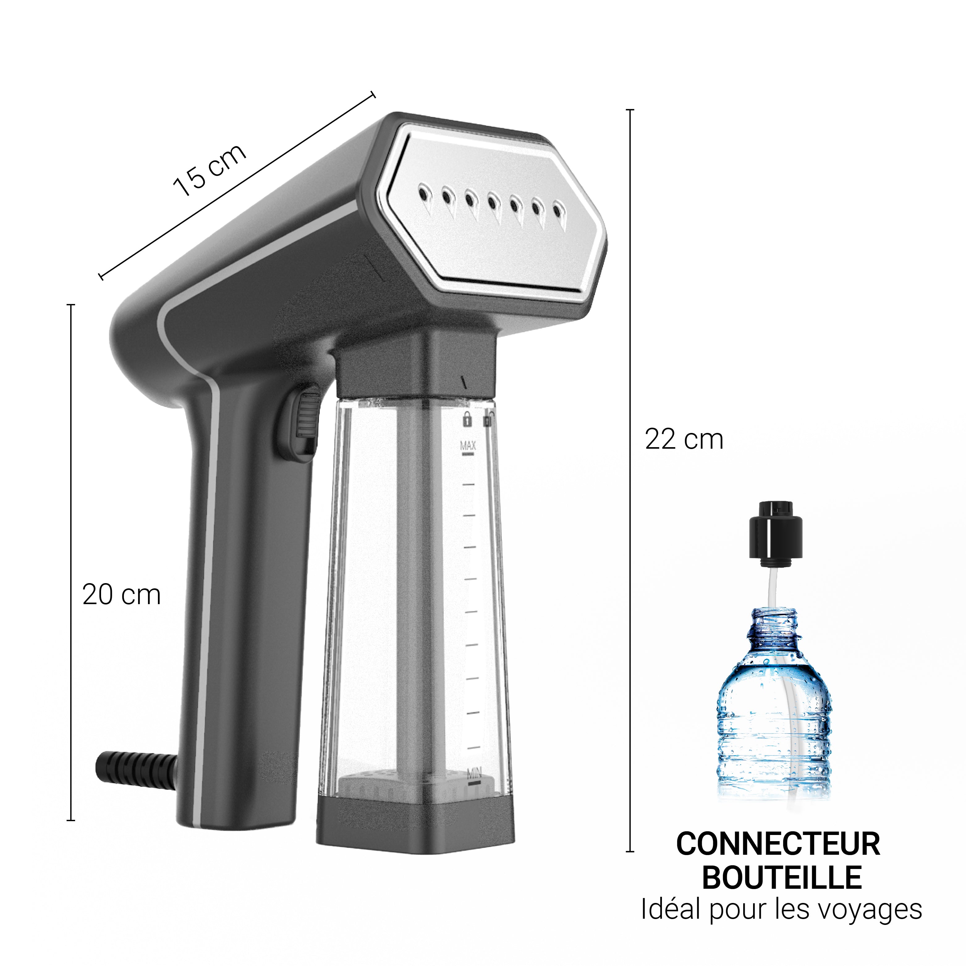 Steamer Portatif - Victor - Titanium