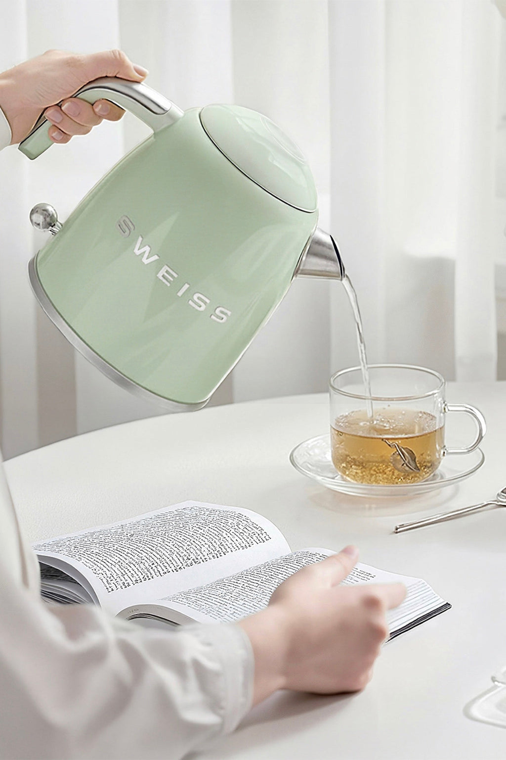Bouilloire Vintage - Vert - 1L