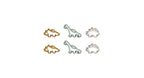 Pancake Shape Set Karina - Dino Golden Caramel / Multi Mix