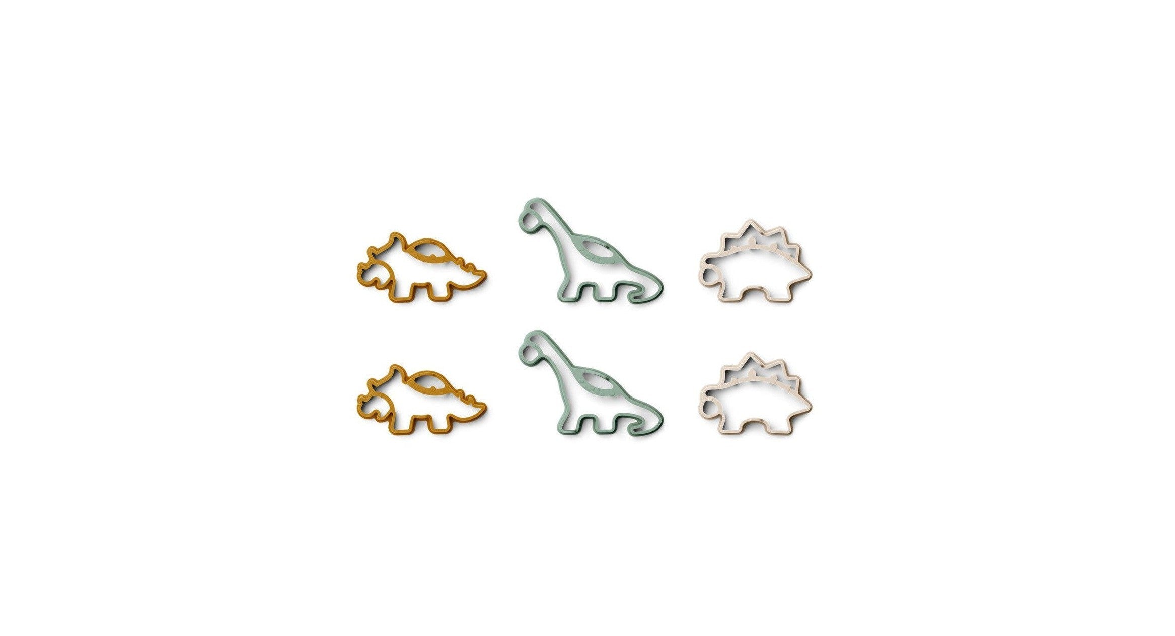 Pancake Shape Set Karina - Dino Golden Caramel / Multi Mix