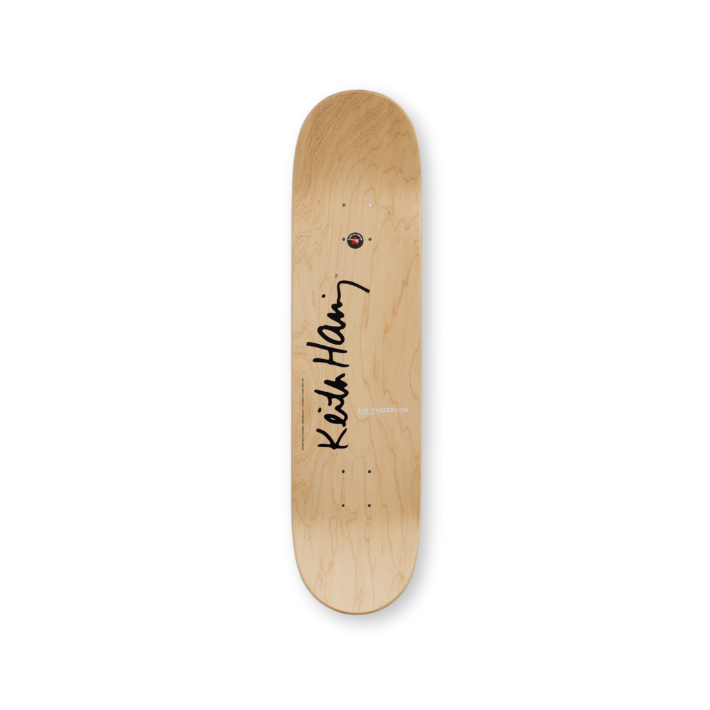 Keith Haring's Crack Down  skateboard art by the skateroom