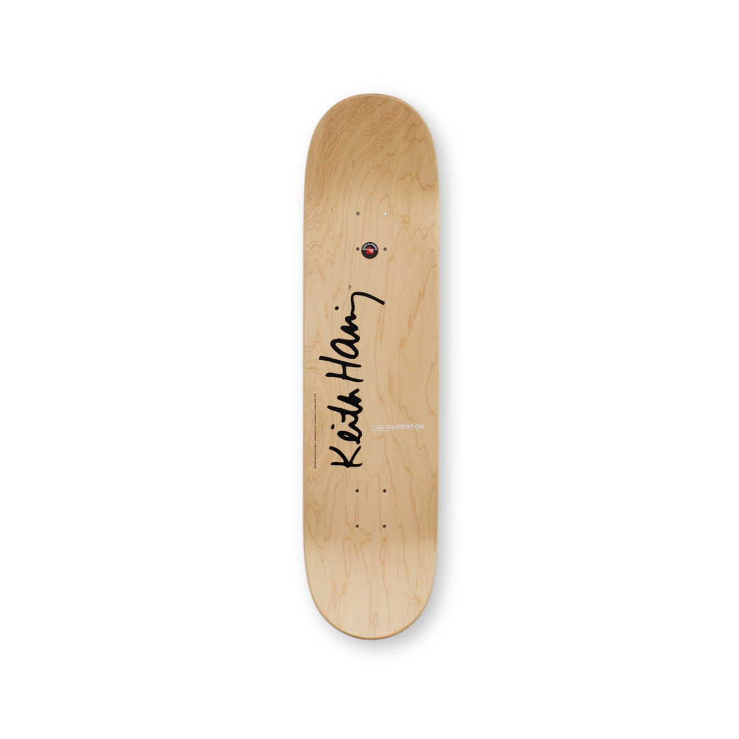 Keith Haring's Crack Down  skateboard art by the skateroom