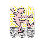 Keith Haring's Untitled (electric) skateboard art by the skateroom