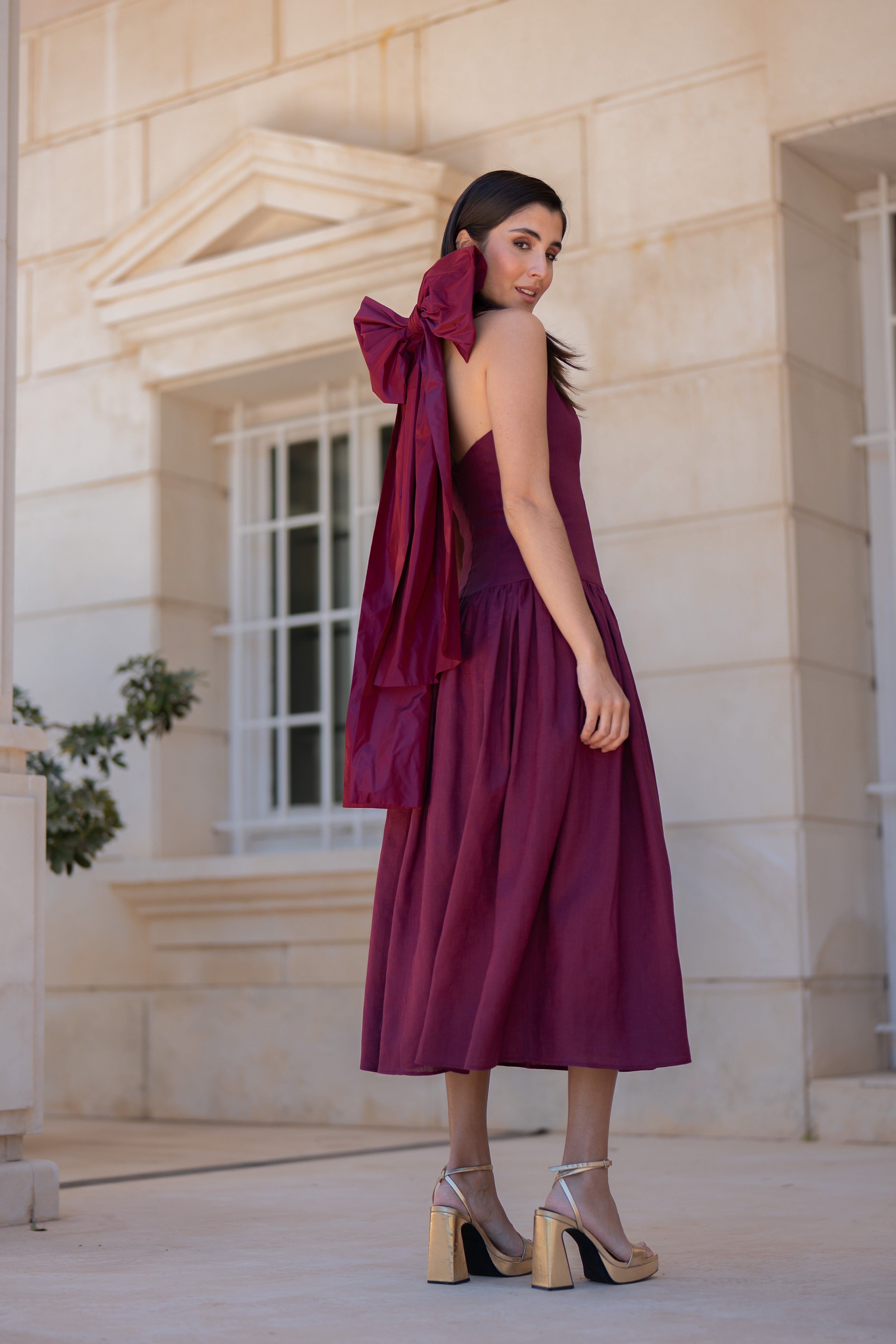 Robe Kimberly - Bordeaux