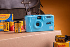 Appareil Photo Argentique - M35 - Bleu - 2 Pellicules Couleur Offertes - Kodak