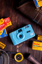 Appareil Photo Argentique - M35 - Bleu - 2 Pellicules Couleur Offertes - Kodak
