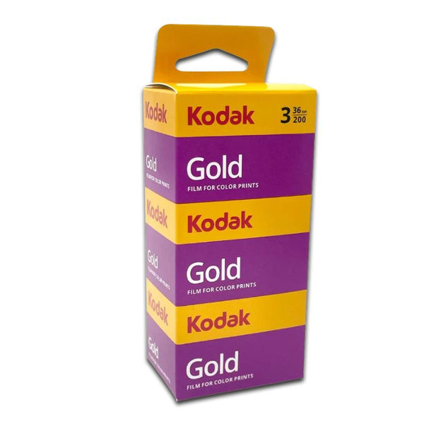 3 Pellicules Couleur - Gold 200 - 35mm - 36 Poses - Kodak
