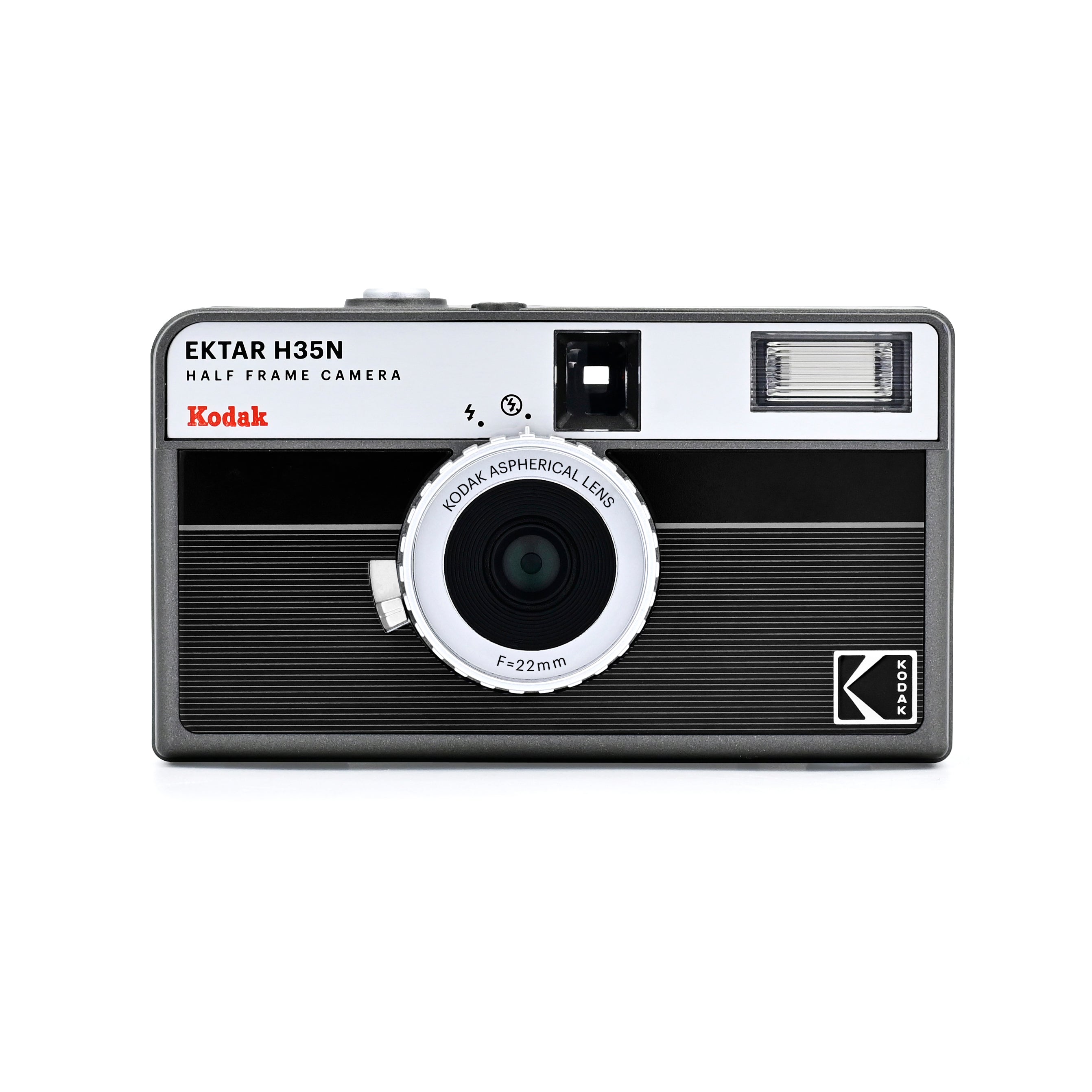 Appareil Argentique - EKTAR H35N - Noir Rayé - 2 Pellicules Couleur Offertes - Kodak