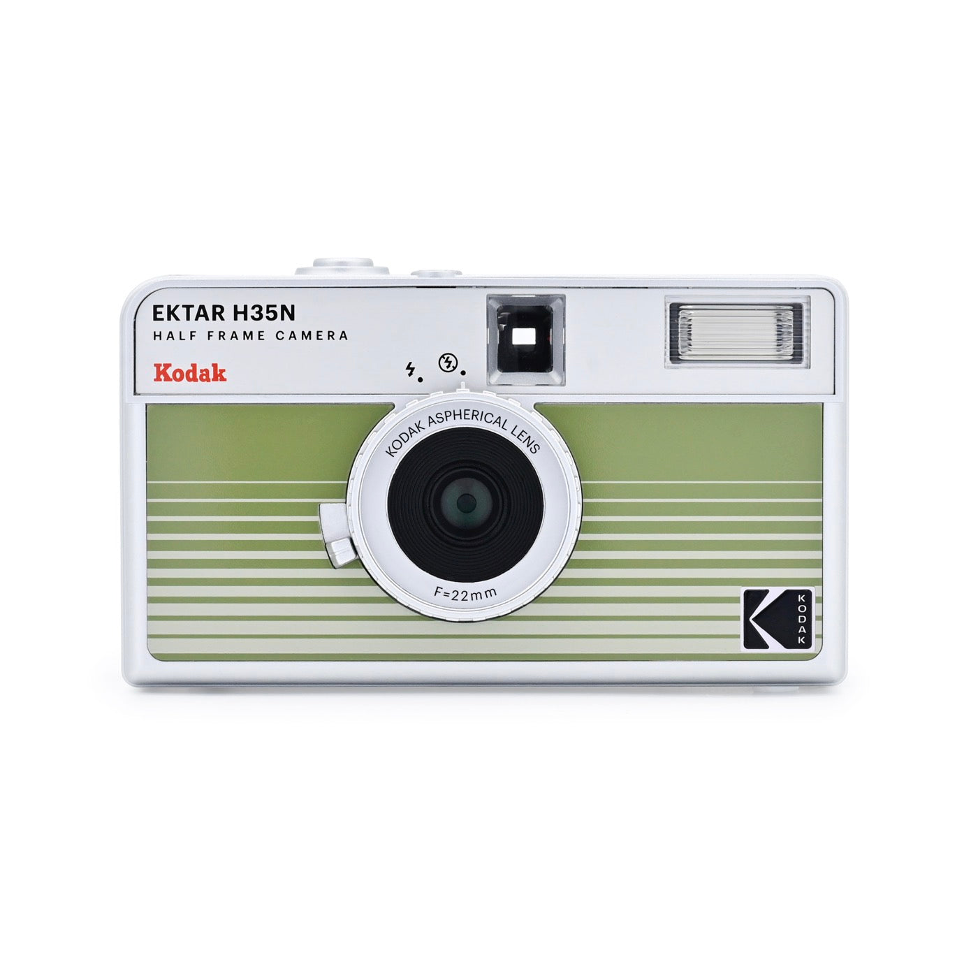 Appareil Argentique - EKTAR H35N - Striped Green - 2 Pellicules Couleur Offertes - Kodak