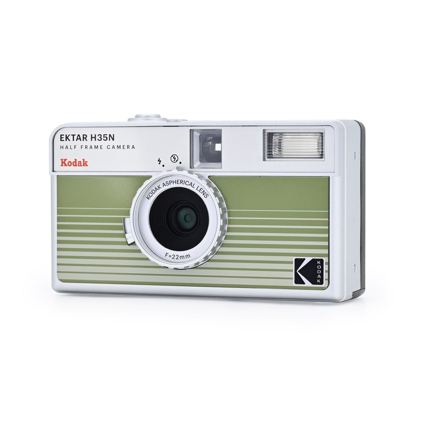 Appareil Argentique - EKTAR H35N - Striped Green - 2 Pellicules Couleur Offertes - Kodak