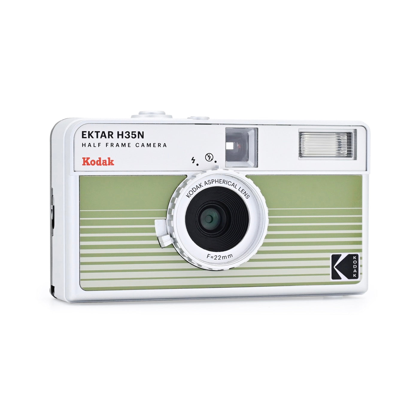 Appareil Argentique - EKTAR H35N - Striped Green - 2 Pellicules Couleur Offertes - Kodak