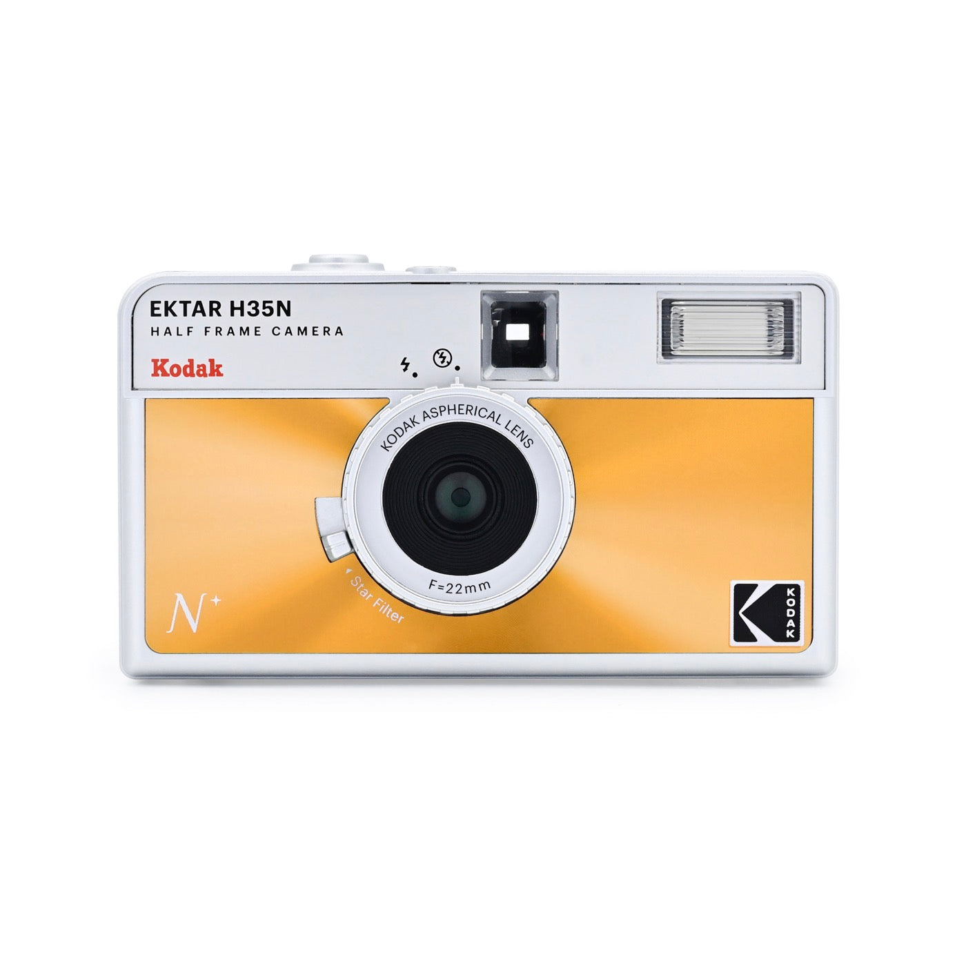 Appareil Argentique - EKTAR H35N - Orange Glacé - 2 Pellicules Couleur Offertes - Kodak
