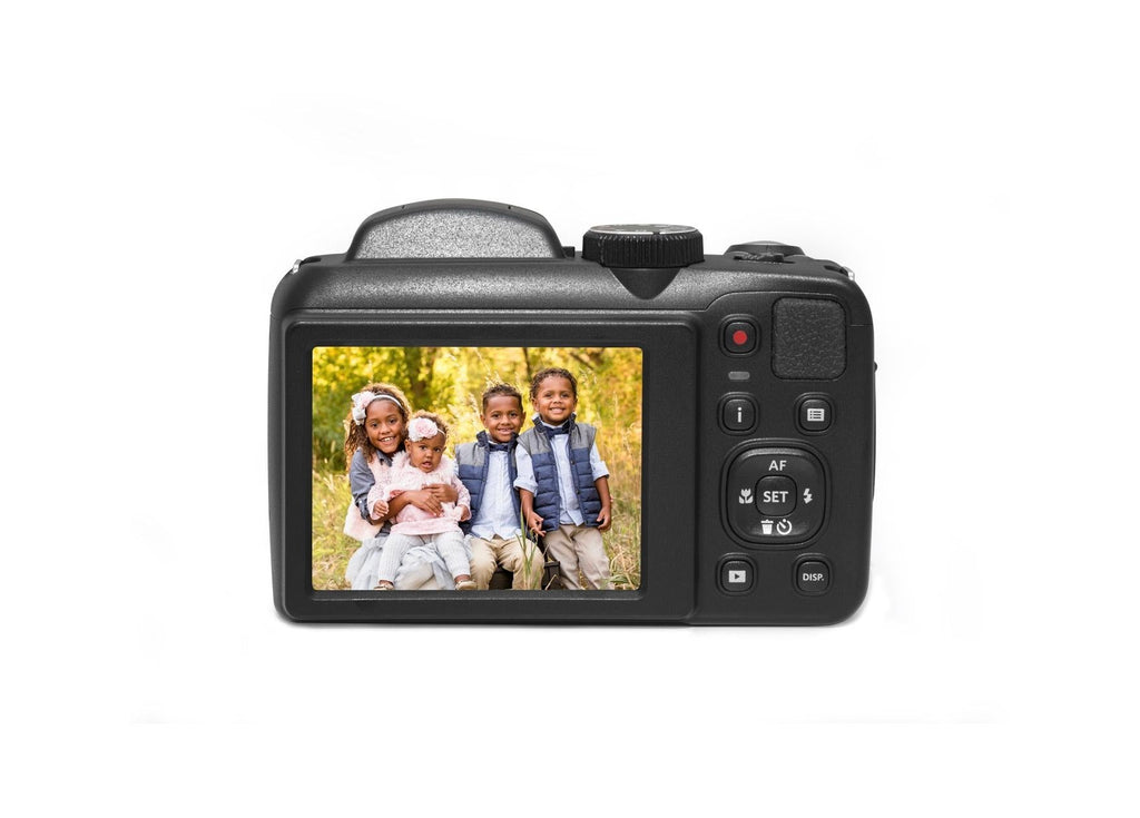 Appareil Photo Bridge Pixpro Az255 - Zoom Optique 25X - Black - Carte SD & Housse Offertes - Kodak