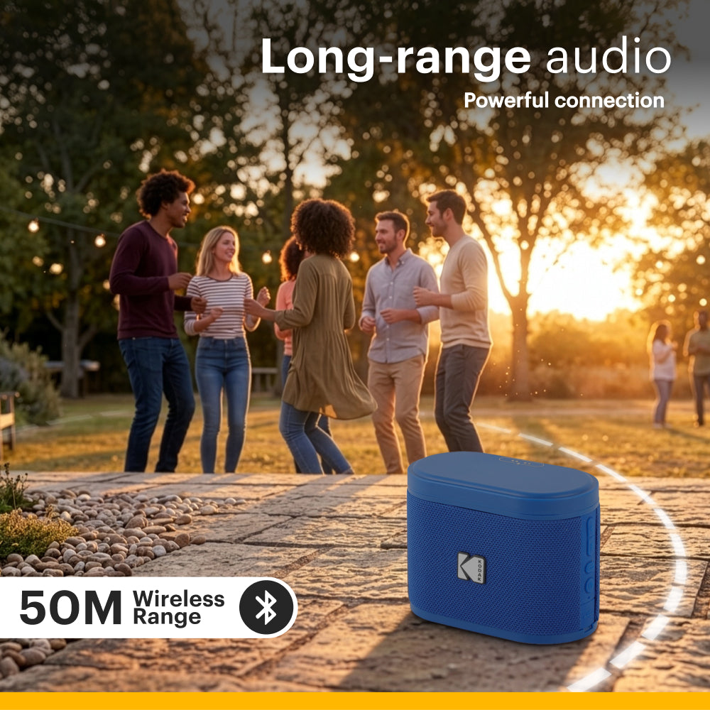 Mini Enceinte Bluetooth - Brix - Rouge - Kodak