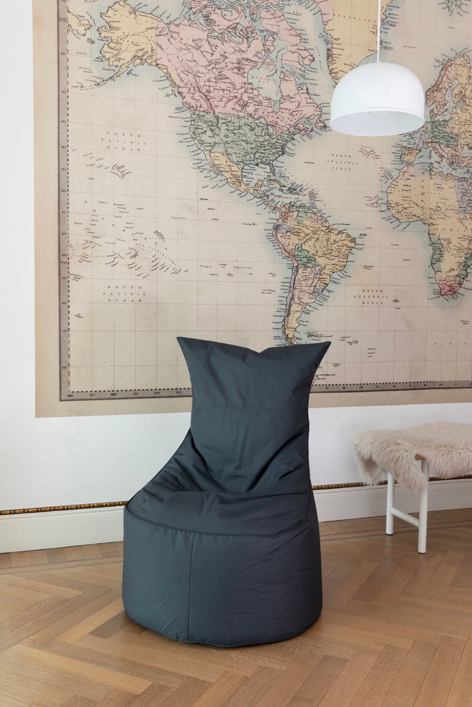 Pouf L Bag - Gris Foncé