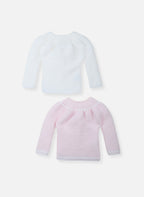 Lot De 2 Brassières À Liens - Rose Layette