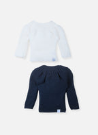 Lot De 2 Brassières À Liens - Marine