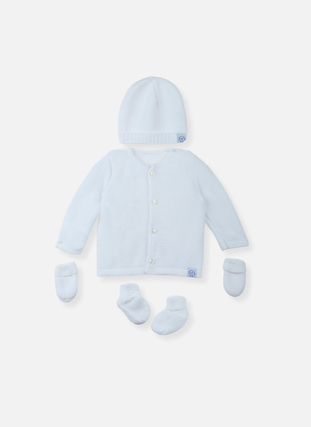 Lot Maternité Coton Bio - Blanc