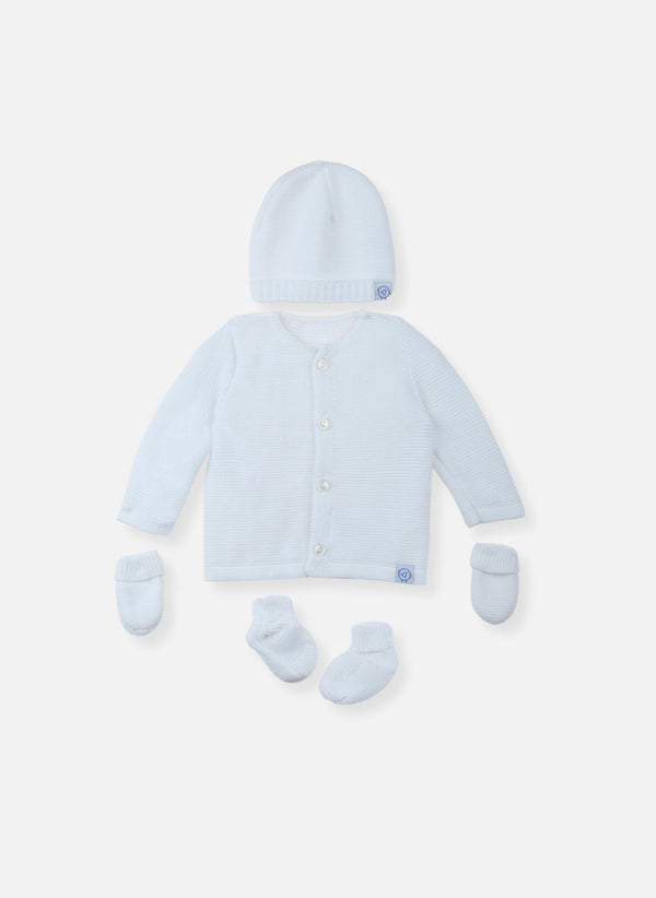 Lot Maternité Coton Bio - Blanc