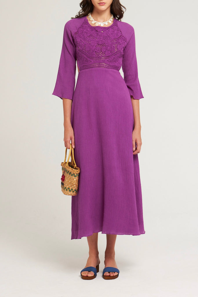 Robe Lacy - Purple