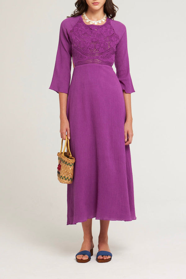 Robe Lacy - Purple