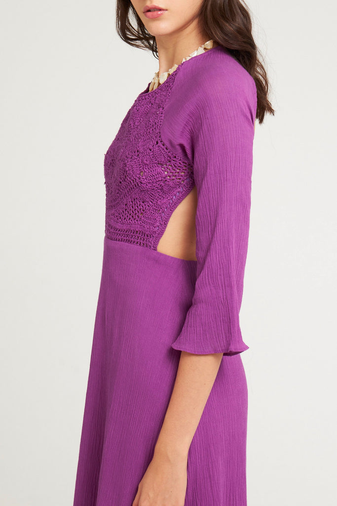 Robe Lacy - Purple