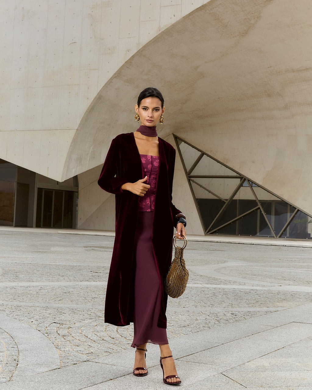 Robe Traviata Manila Berenjena