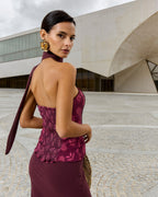 Robe Traviata Manila Berenjena