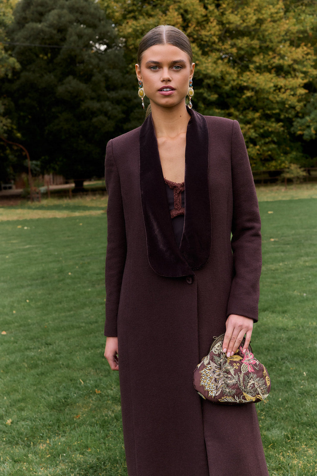 Manteau Celia Marrón