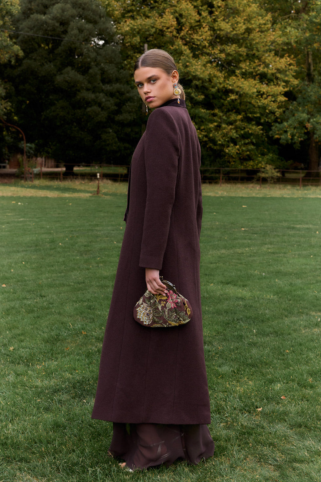 Manteau Celia Marrón