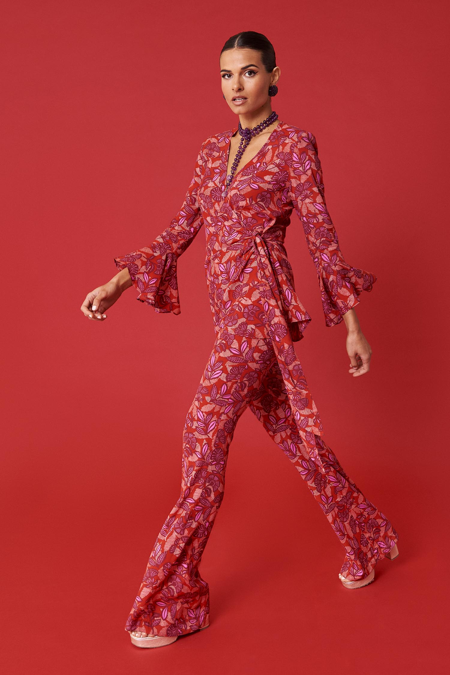 Pantalon Agatha Manila Coral