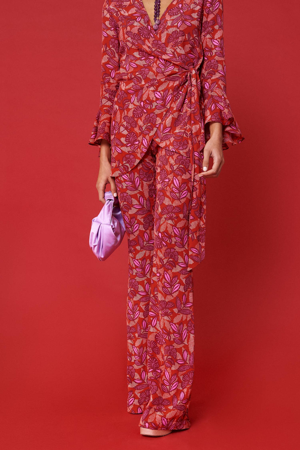 Pantalon Agatha Manila Coral