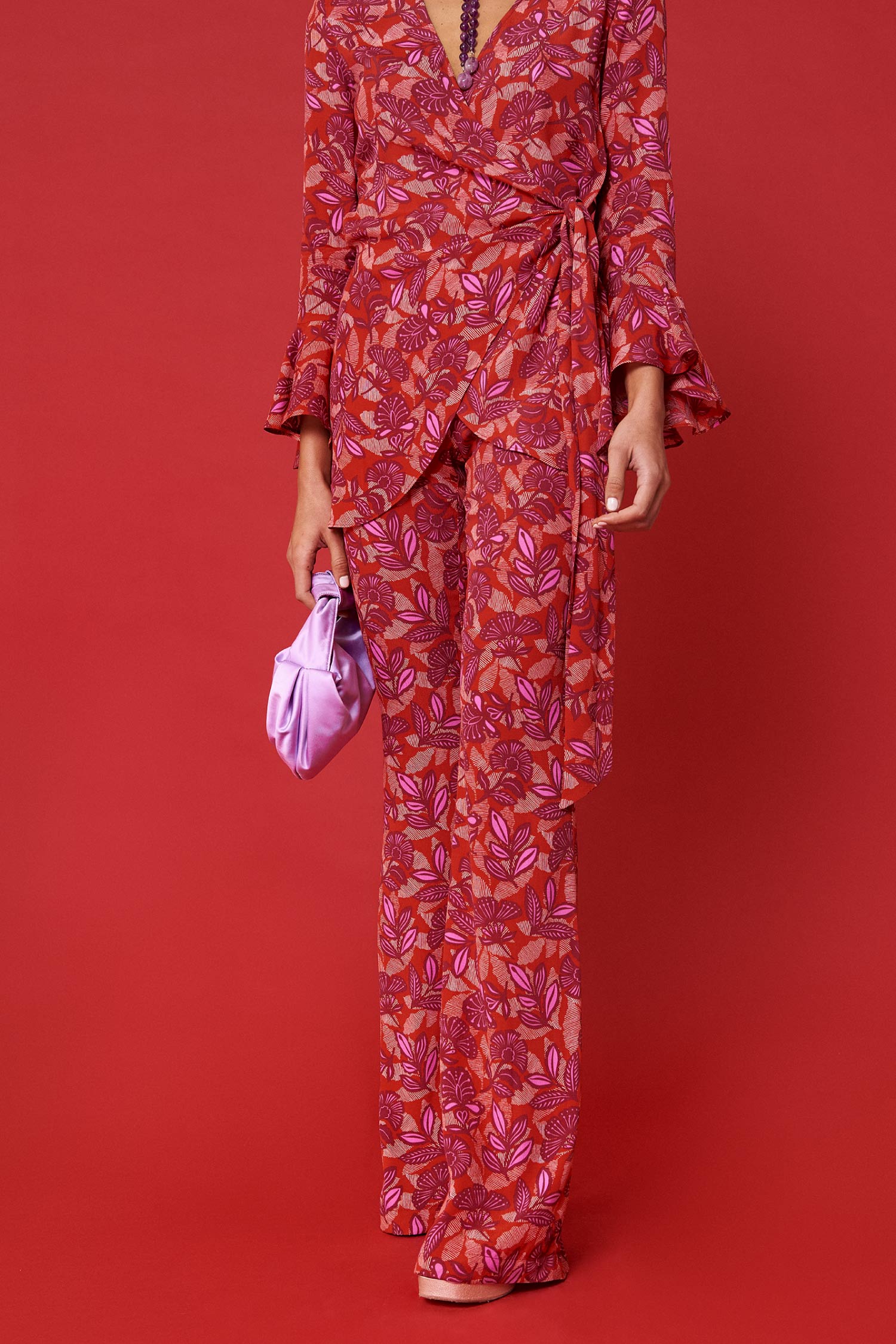 Pantalon Agatha Manila Coral