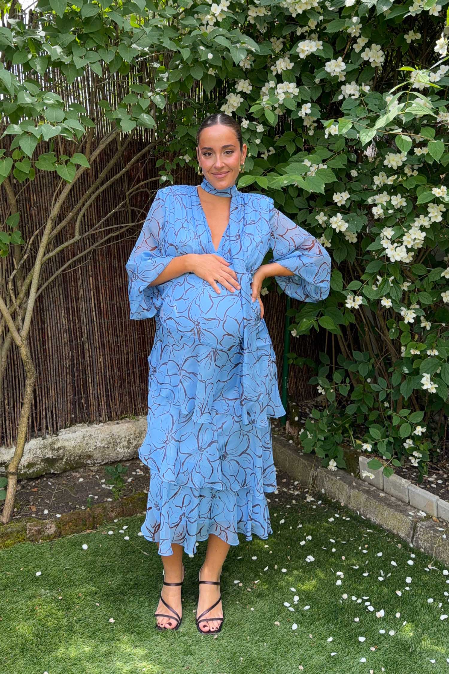 Robe Coelho Floreza Azul