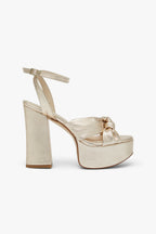 Sandales Greta Block Dorado