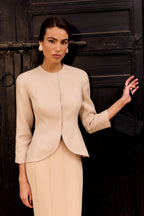 Blazer Bianca Champán