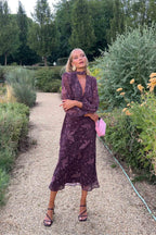 Robe Nabuco Florisse Morado