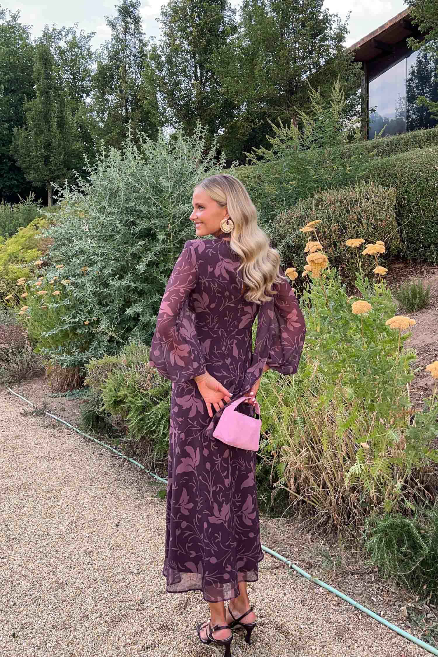 Robe Nabuco Florisse Morado