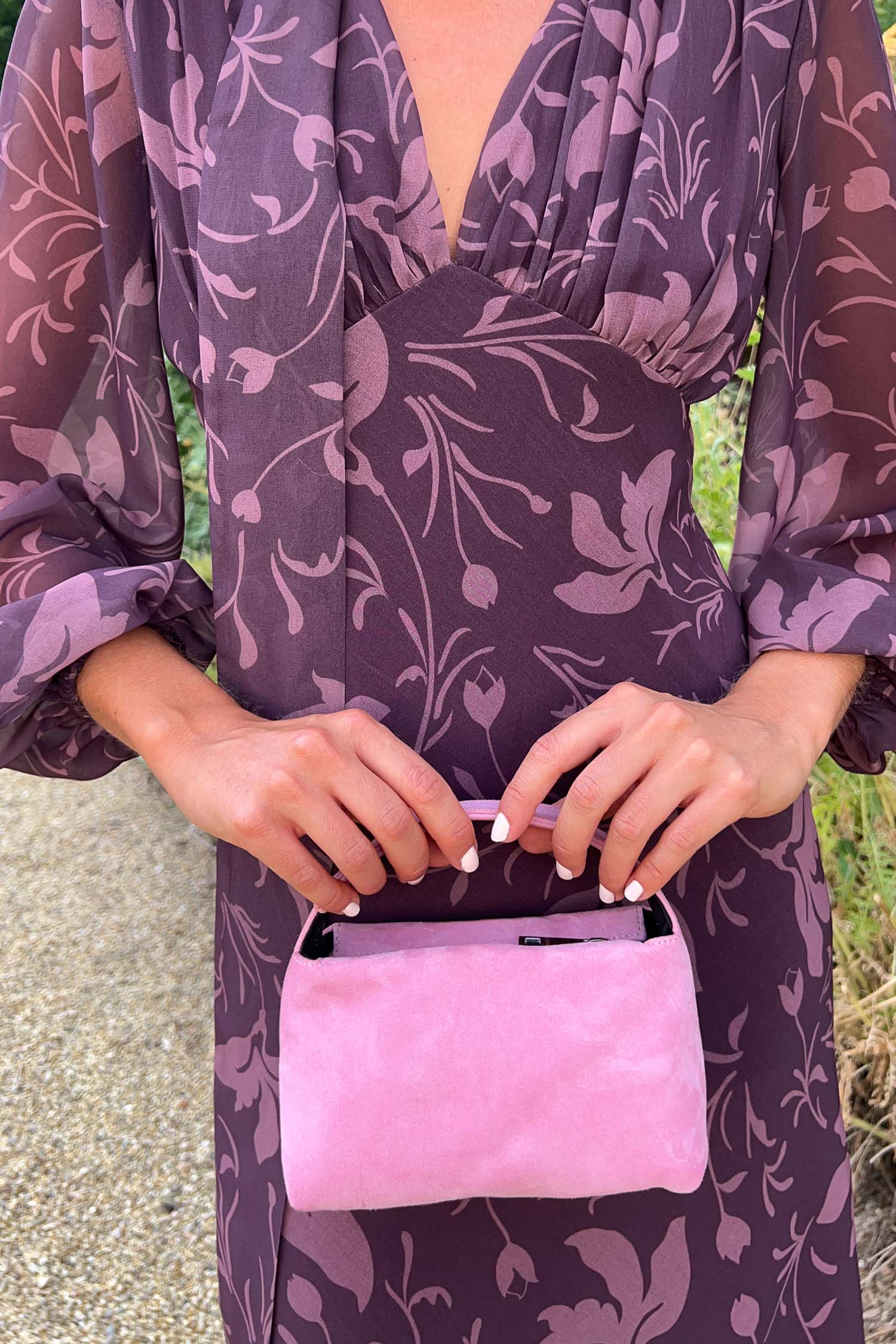 Robe Nabuco Florisse Morado