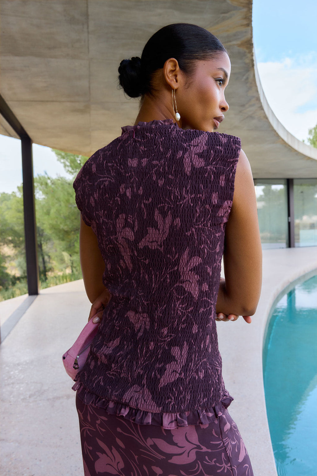Robe Raisa Florisse Morado