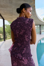 Robe Raisa Florisse Morado