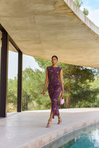 Robe Raisa Florisse Morado